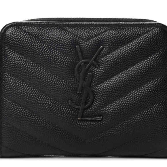 YSL Chevron monogram compact wallet - Picture 2 of 5